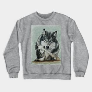 Tundra Wolf Crewneck Sweatshirt